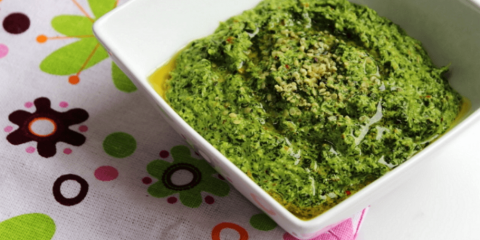 Lahodné konopné pesto Lahodné konopné pesto